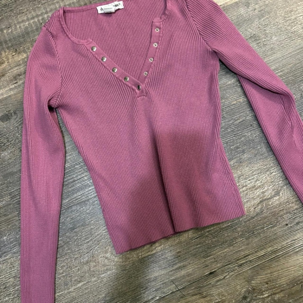 y2k charlotte russe henley top